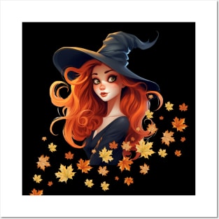 Fall Witch Posters and Art